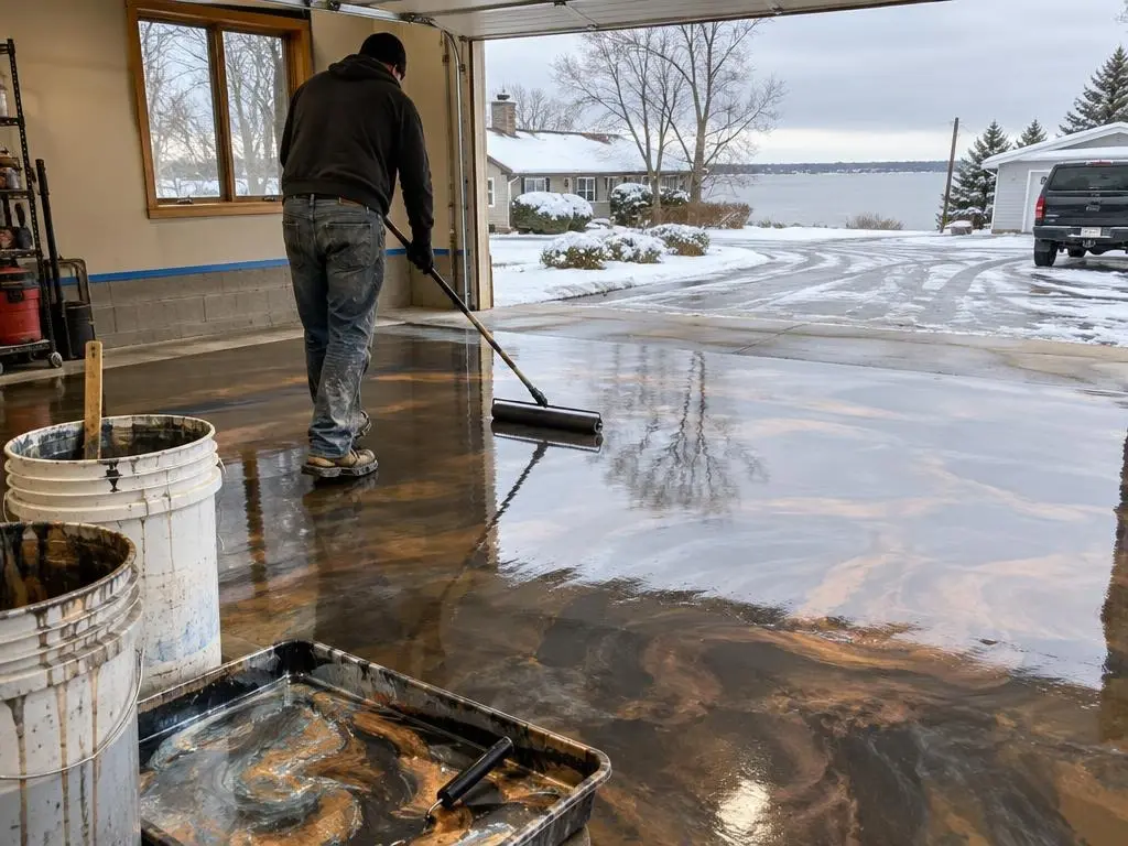 Metallic Epoxy Floors in Appleton, WI